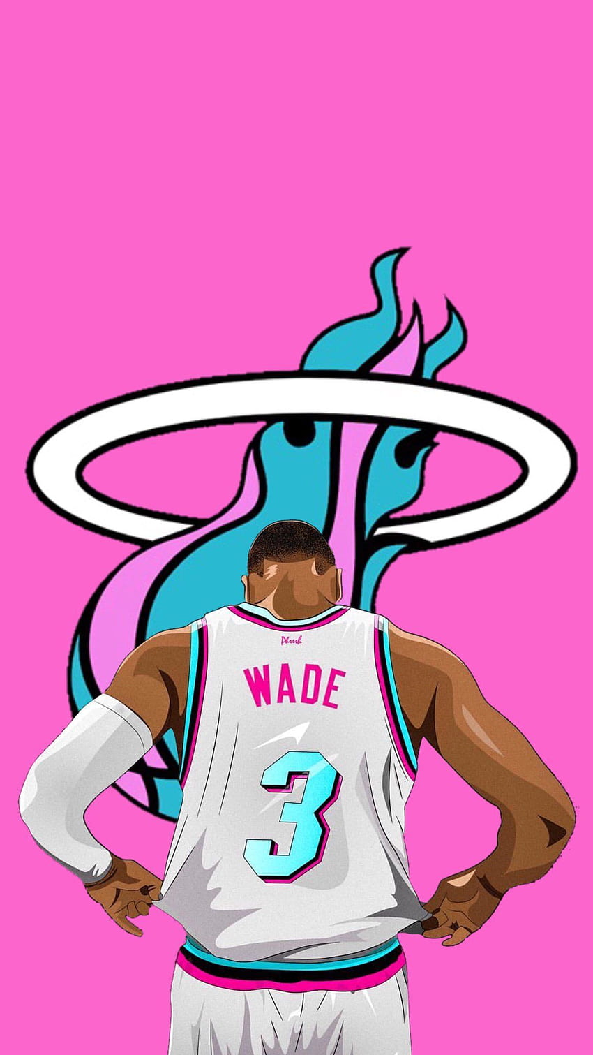 D Wade Miami Heat ในปี 2020 Nba , Miami Heat วอลล์เปเปอร์โทรศัพท์ HD