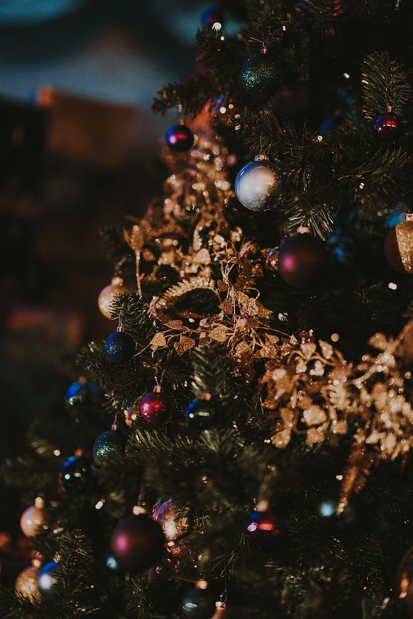Holidays, New Year, Christmas, Christmas Decorations, Christmas Tree Toys, Christmas Tree, Decoration HD phone wallpaper