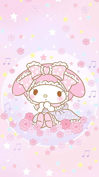 My Melody Wallpaper 4K Cute cartoon Pink 5K 11741