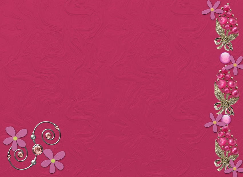 permata merah muda, tekstur, merah muda, bunga, perhiasan Wallpaper HD