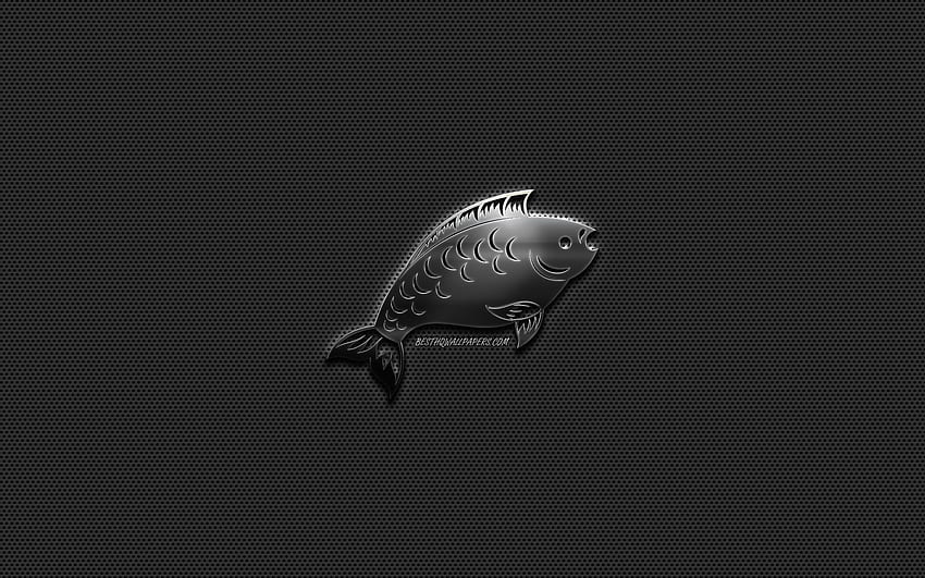 Зодия Риби, метален знак Риби, Риби HD тапет
