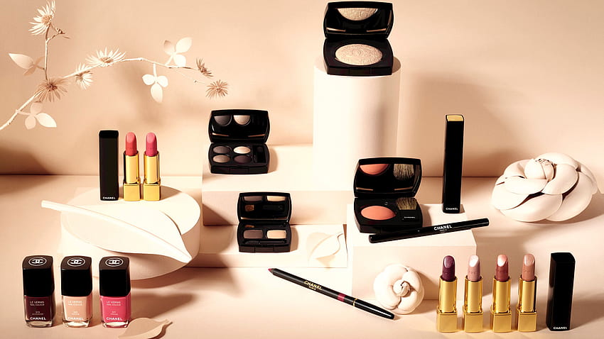 Kosmetyki - wykresy High End Makeup Products Tapeta HD