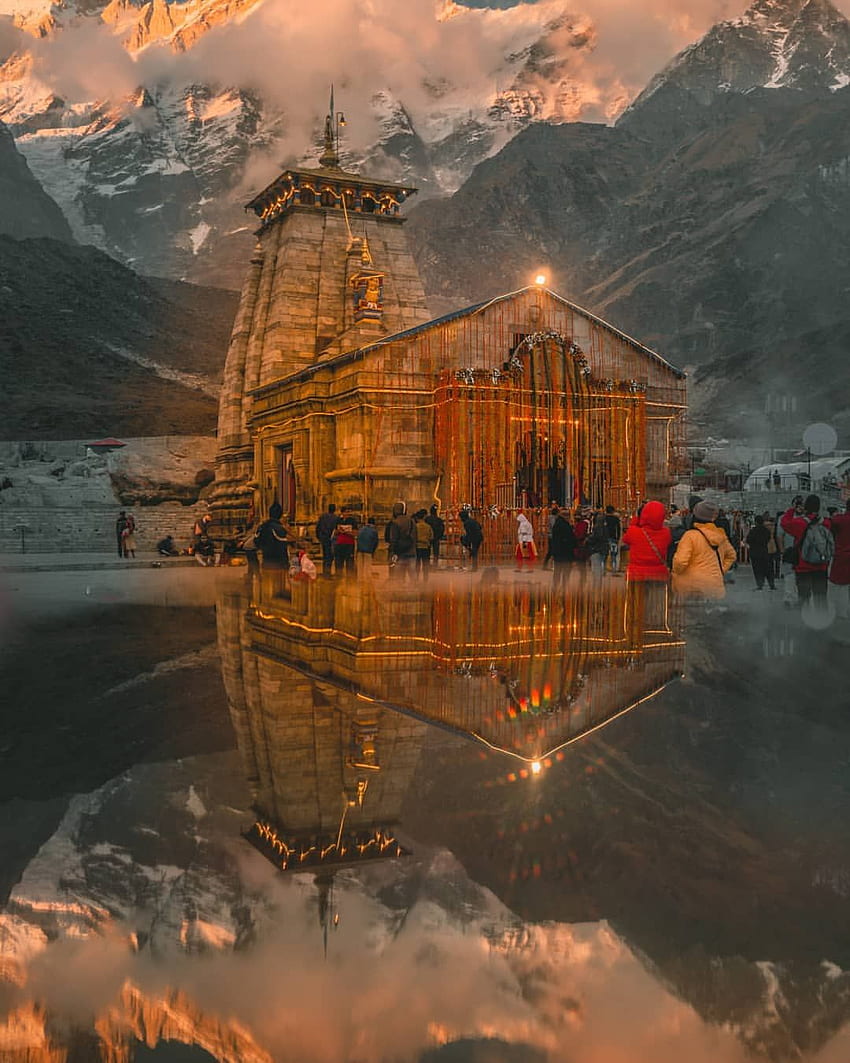 Temple de Kedarnath Inde (1080x 1300) Fond d'écran de téléphone HD
