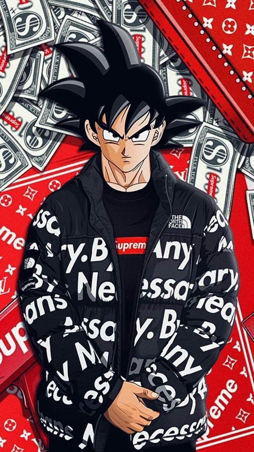 goku supreme in 2020. Goku , Dragon ball , Supreme iphone, Supreme Vegeta HD phone wallpaper