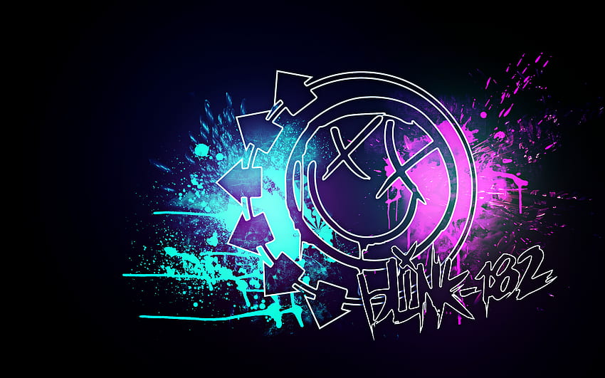 Logotipo de Blink 182, portátil Blink 182 fondo de pantalla