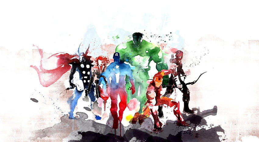 Avengers Minimalist, Avengers Art HD wallpaper