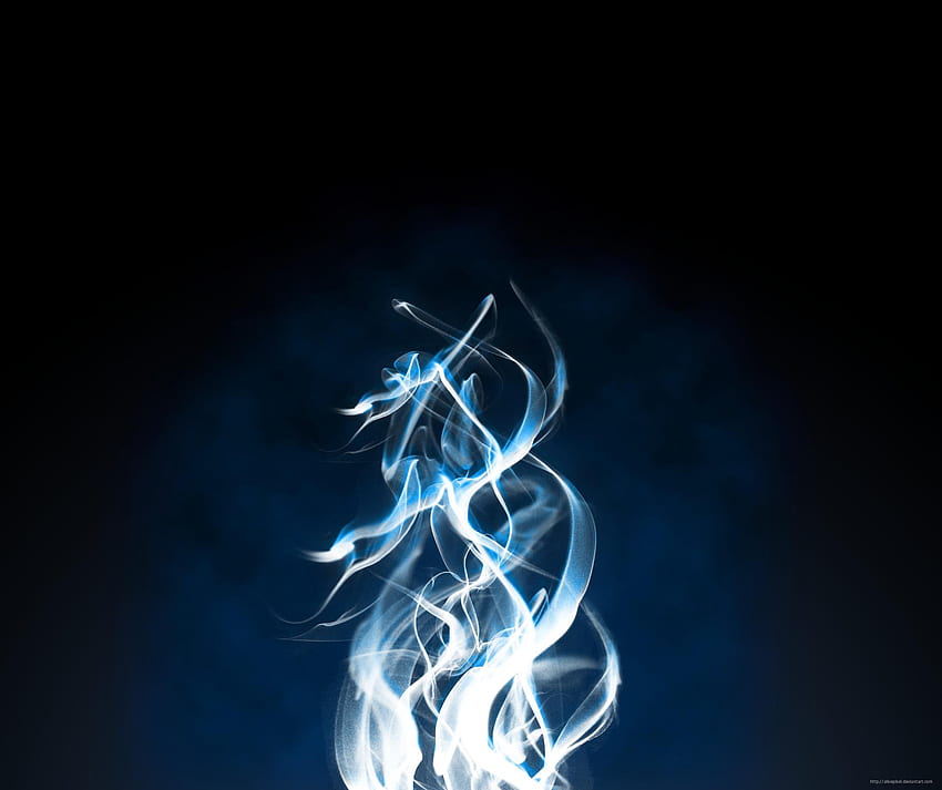 Letra J Chamas de fogo azul em preto ilustração do vetor