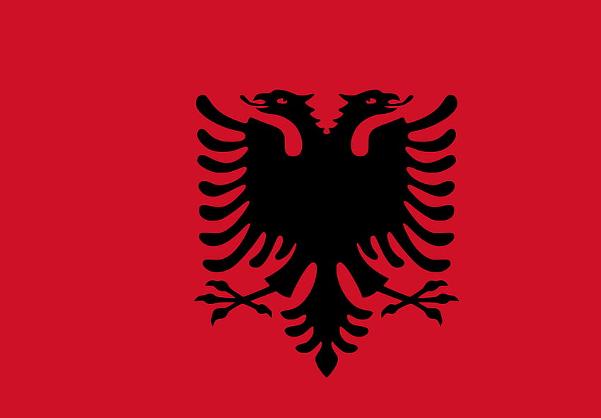 Albanian Flag, Albania Flag, Flag of Albania, Albania Flaga . Kosovo flagge,  Flaggen, Albanien, Montenegro Flag HD wallpaper