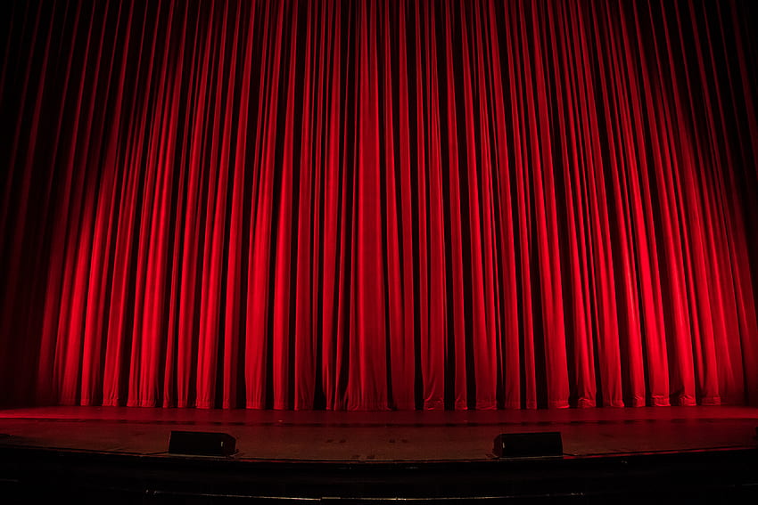 Produktion, Theater, Vorhang, Broadway, Gemeinfrei, rot, Show, Bühne. Moka HD-Hintergrundbild