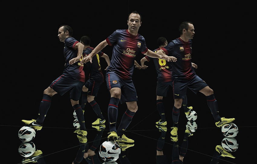 Sport, Football, FC Barcelona, FC Barcelona, Andres, Andrés Iniesta HD wallpaper