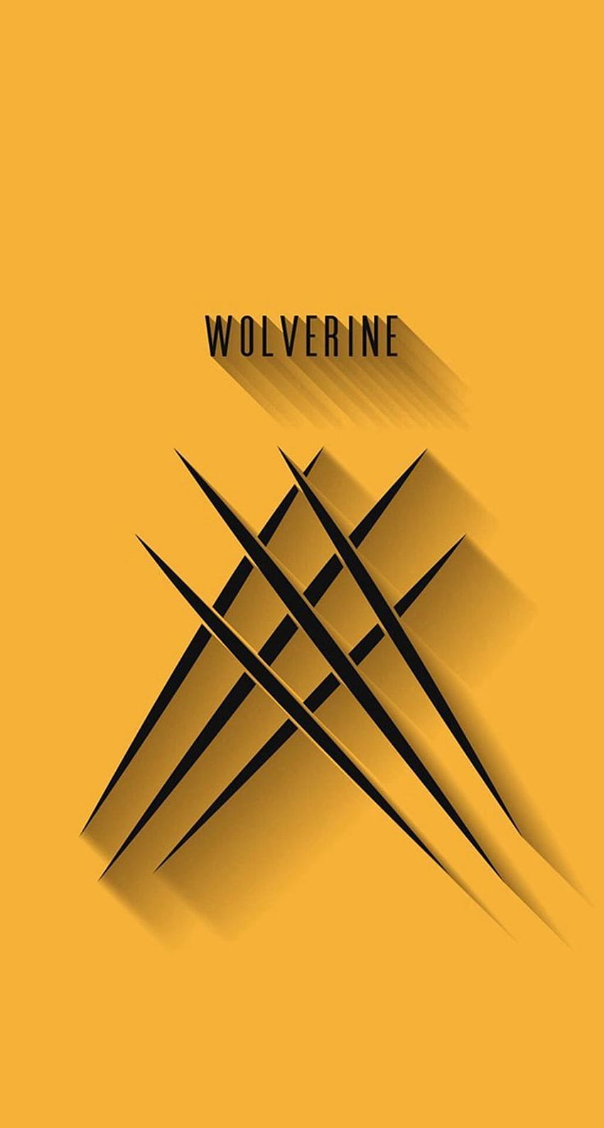 ウルヴァリンのロゴ。 イラスト。 ウルヴァリン, マーベル, X メン, レトロ ウルヴァリン HD電話の壁紙