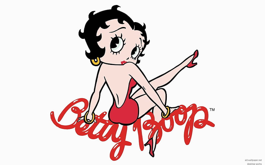 Betty Boop Tam ve Arka Plan, Betty Boop Noel HD duvar kağıdı