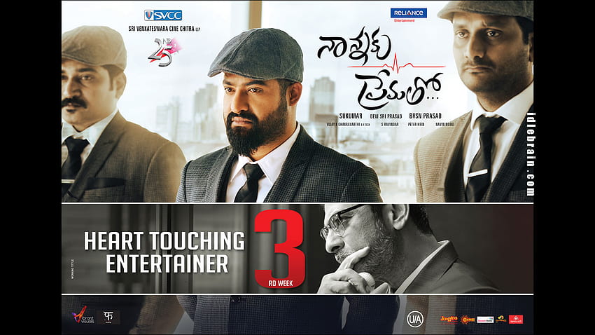 Nannaku Prematho - Telugu cinema posters - NTR & Rakul Preet Singh HD wallpaper