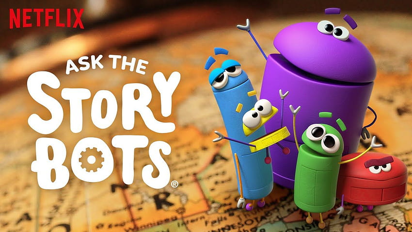 StoryBots TV 쇼 아이디어를 물어보세요. 스토리봇, 넷플릭스, 스토리봇에게 물어보세요 HD 월페이퍼