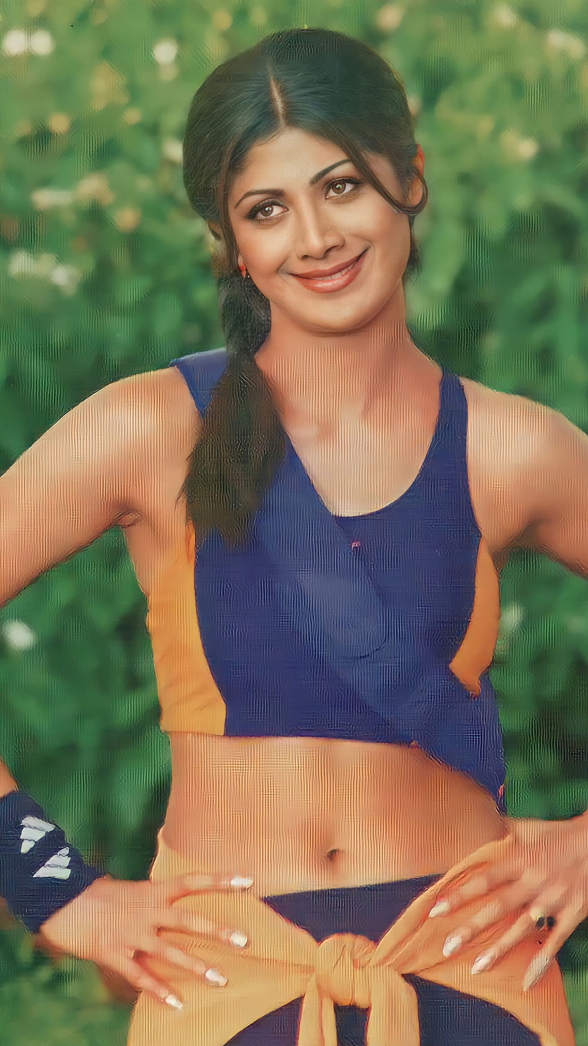 Shilpa Shetty นักแสดงหญิงบอลลีวูดสะดือ วอลล์เปเปอร์โทรศัพท์ HD