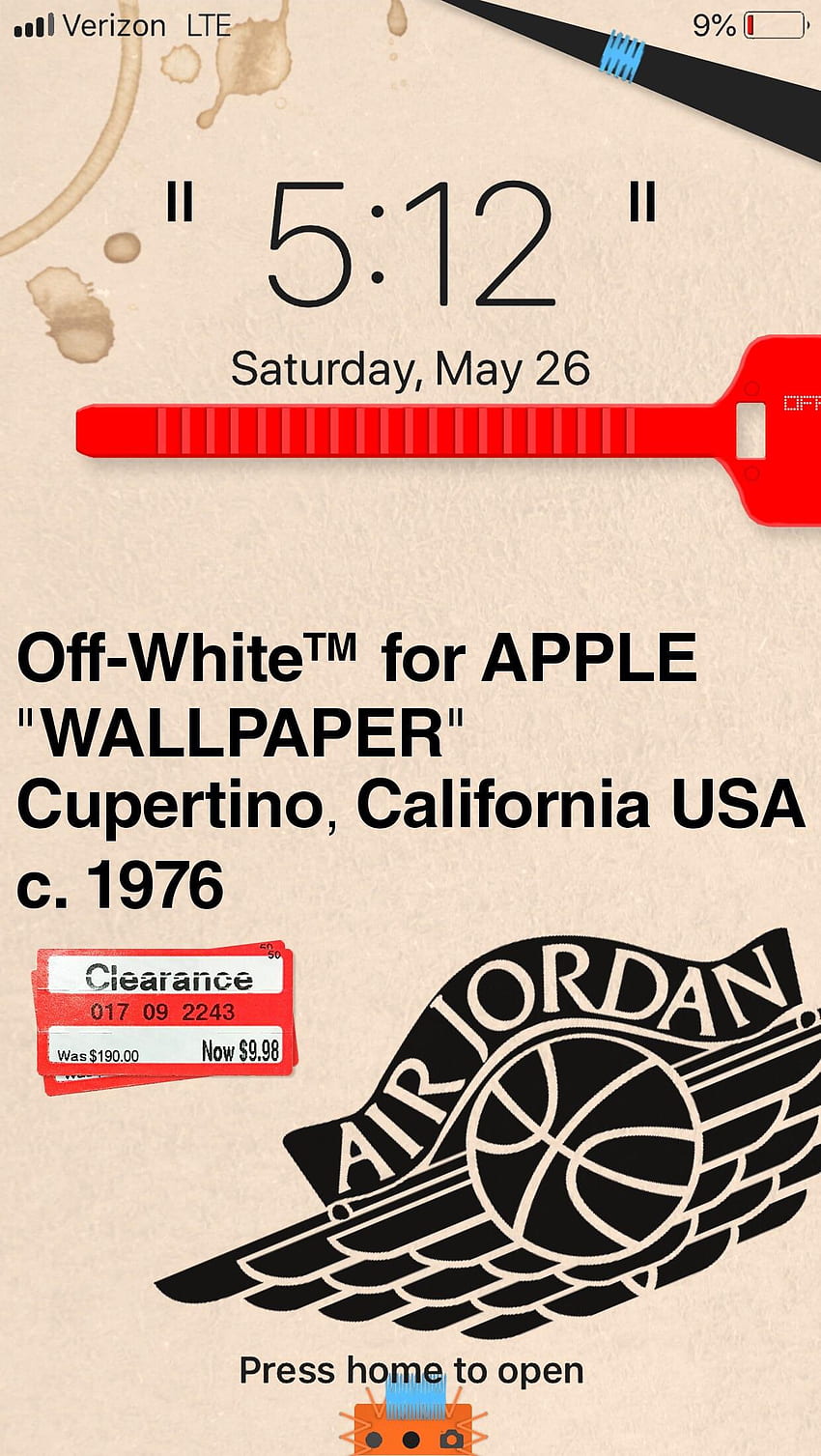 iPhone 7 Nike Off White HD phone wallpaper