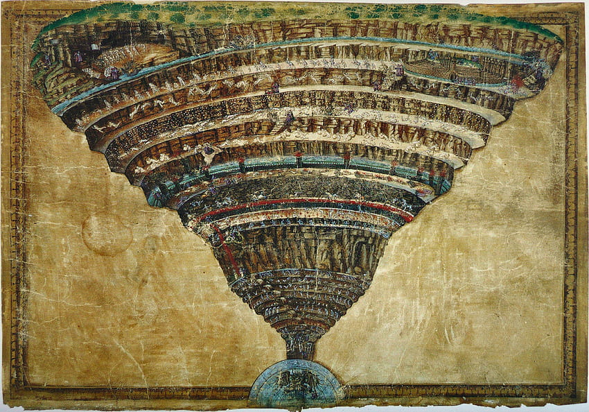 Divine Comedy Illustrated, Dante Alighieri HD wallpaper