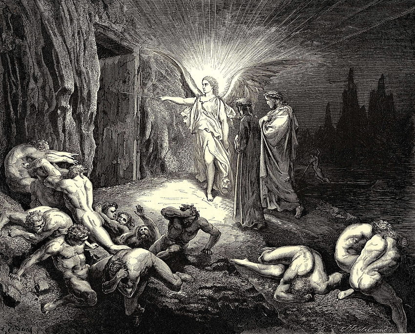 Dante Alighieri, Gustave Doré, The Divine Comedy, Dante&039;s HD wallpaper