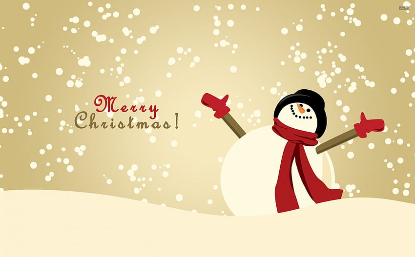 Snow Man, Man, Chrismas, Merry, Snow HD wallpaper
