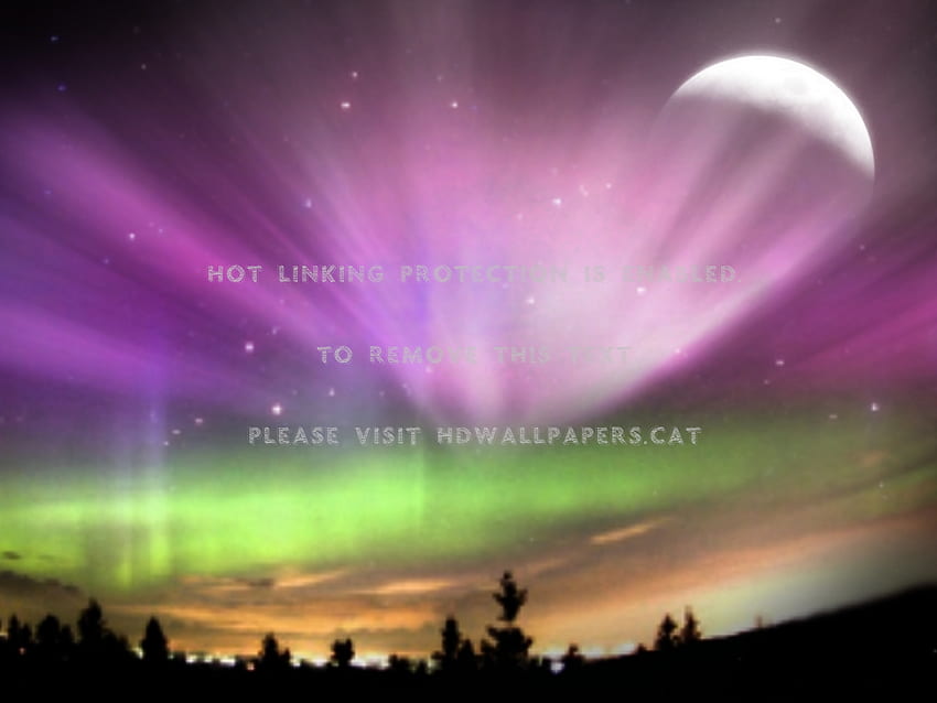 northern lights aurora borealis space moons HD wallpaper