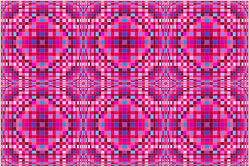 Pink and Blue Ripples, blue, pink, illusion, abstract, op art, pattern HD wallpaper