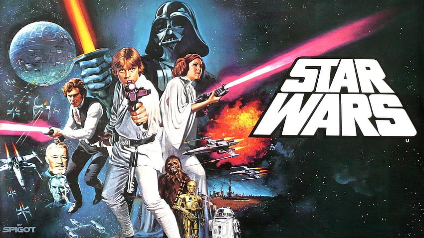 Affiche de film Star Wars, affiches de vieux films Fond d'écran HD