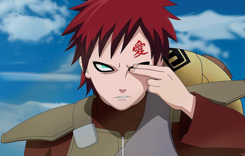  PDKHANH Kazekage Gaara Collar Ninja Chino Amor Símbolo