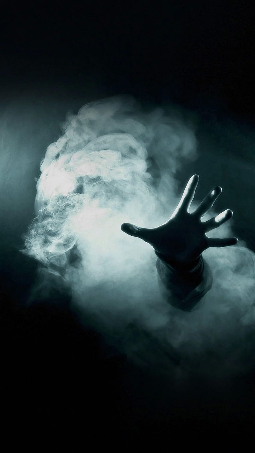 iPhone BGs Hand Reaching Out From Smoke Horror IPhone HD phone wallpaper
