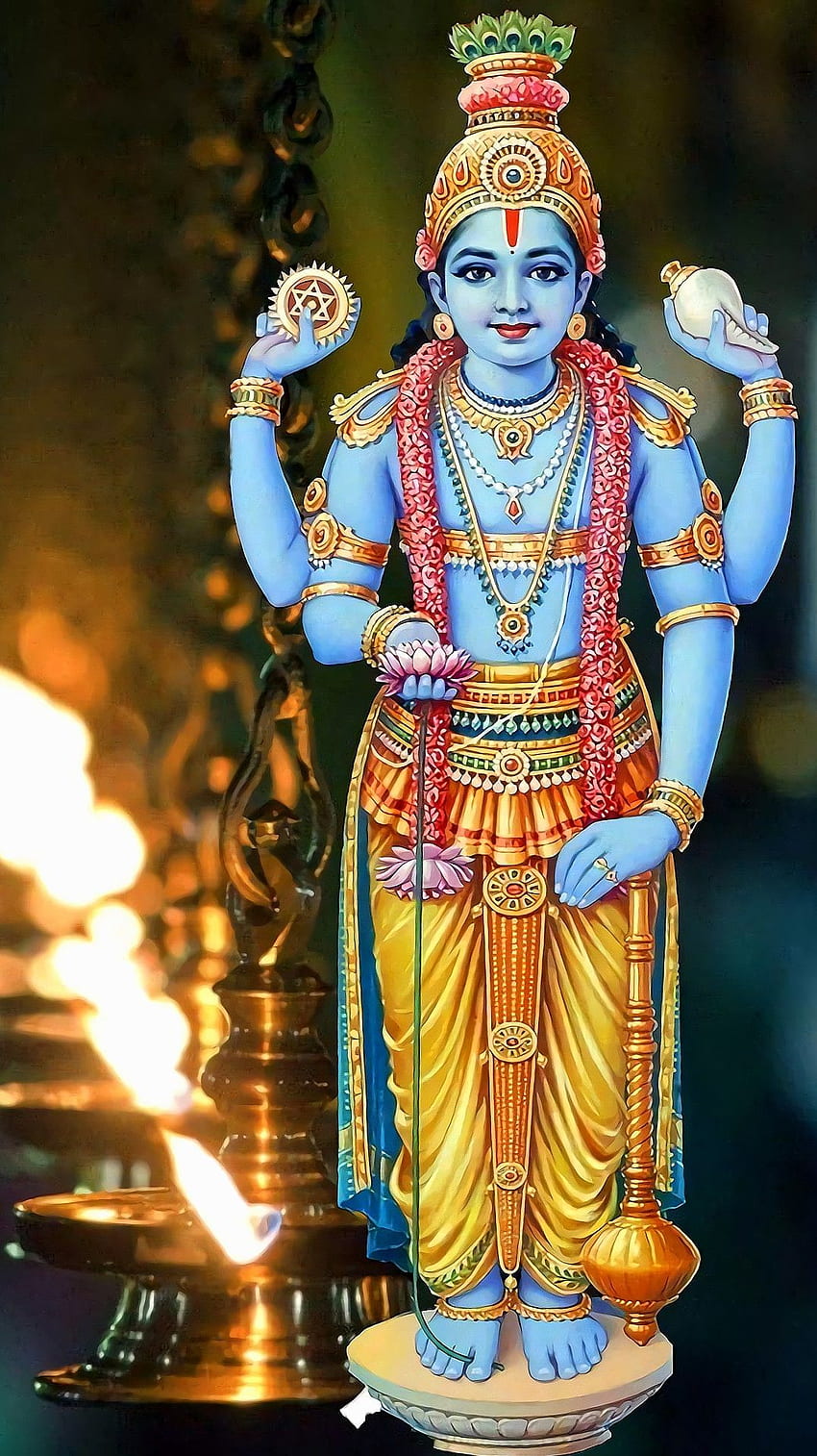 Lord Vishnu's Incarnation Narsingh Stylish 3D For, angry vishnu HD wallpaper  | Pxfuel
