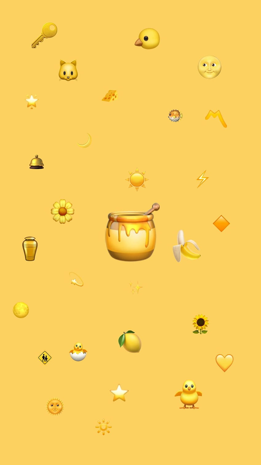 Emoji mustard yellow . in 2019. Emoji, Aesthetic Emoji HD phone wallpaper