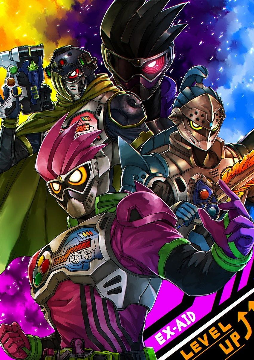 Das Thema von Kamen Rider Ex Aid ist Viren aus Kamen Rider Ex-Aid HD-Handy-Hintergrundbild