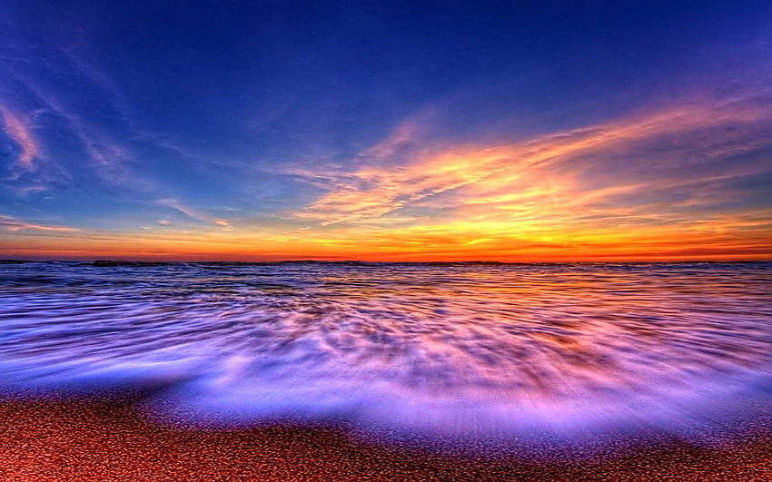 The beach in the evening - (XF:16) - Dennis Juarez HD wallpaper | Pxfuel