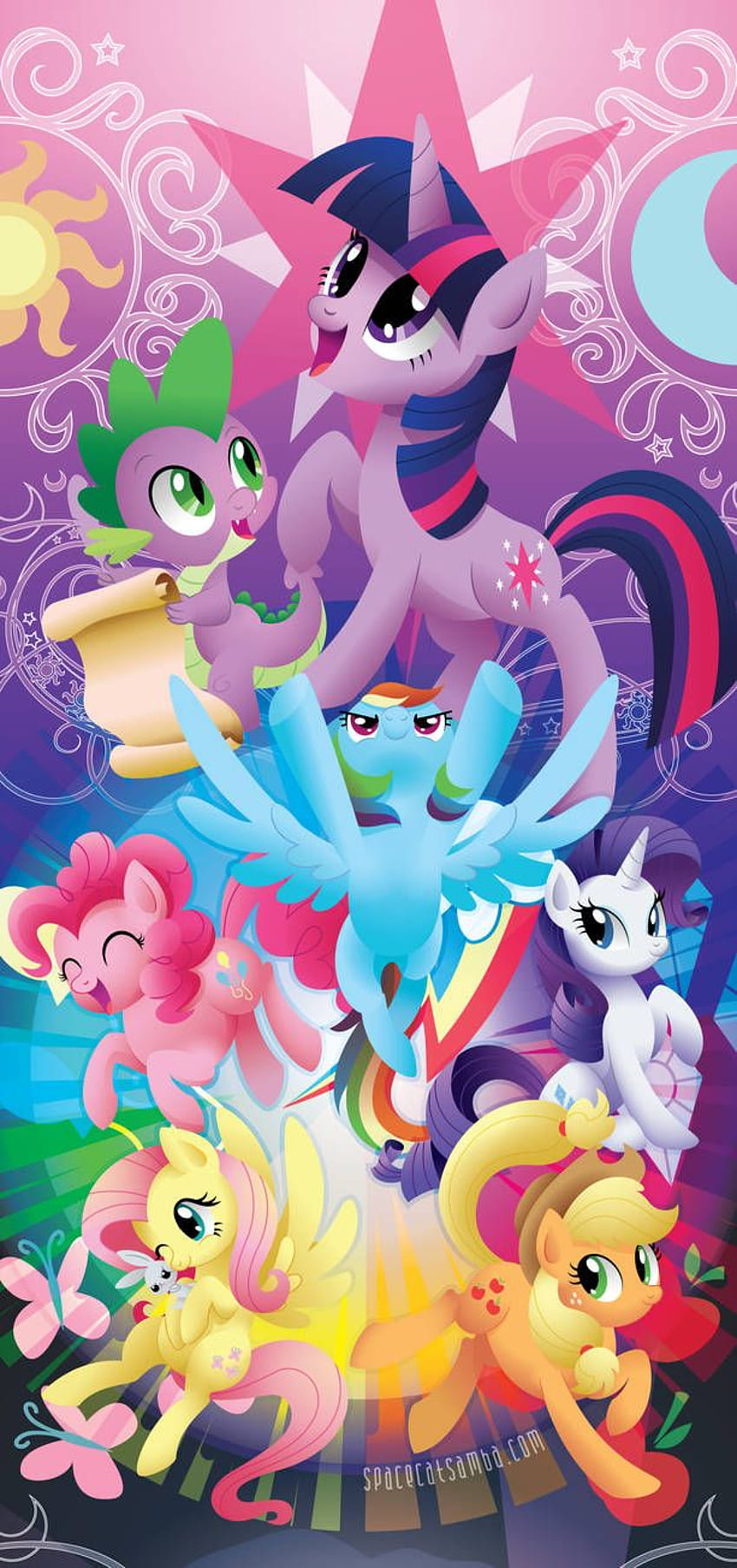P2P: The Mane 6. Il mio piccolo pony, Rainbow Dash, Pony, Mane Six Sfondo del telefono HD