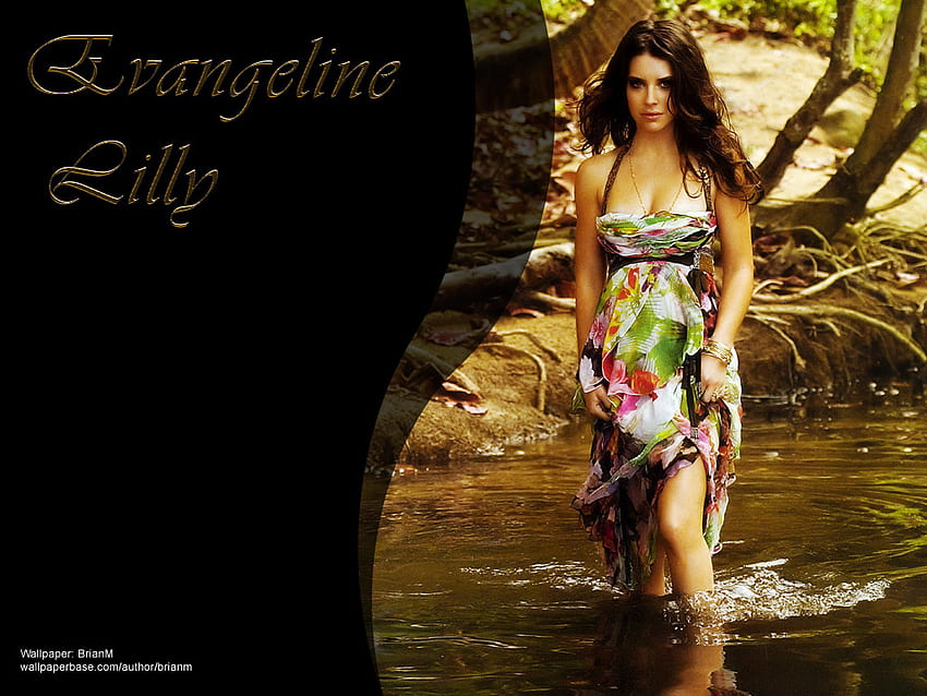 Evie, série de tv, Evvangeline Lilly, perdido, água, Kate papel de parede HD