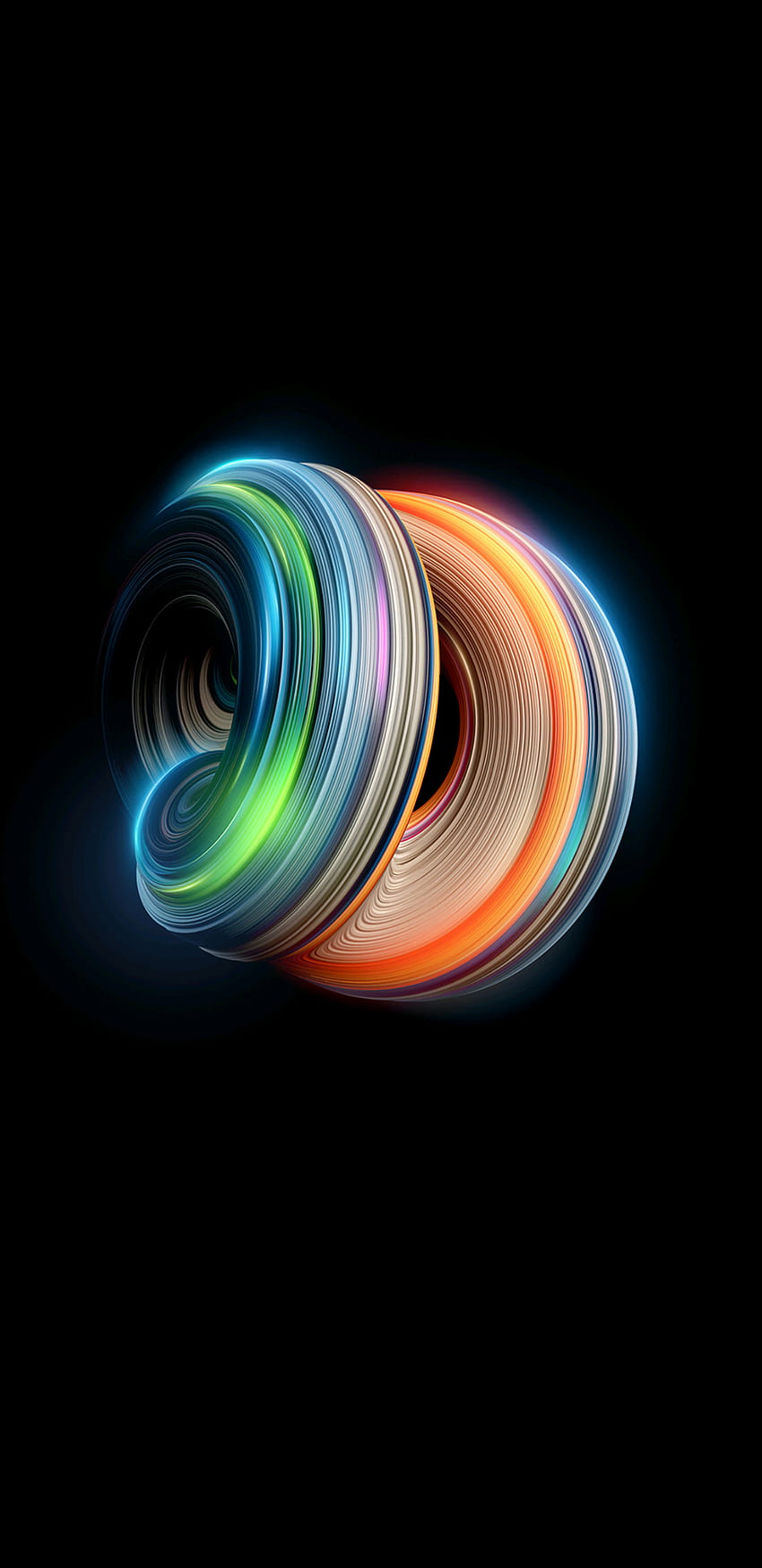 Exemplos de arte abstrata para Samsung Galaxy Note 8 Background com luz 3D colorida - . . Alta resolução Papel de parede de celular HD