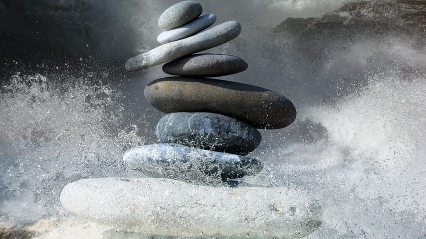 Zen Stones, Balance, Water Splashes, , , Background, 89b072, Zen graphy HD wallpaper