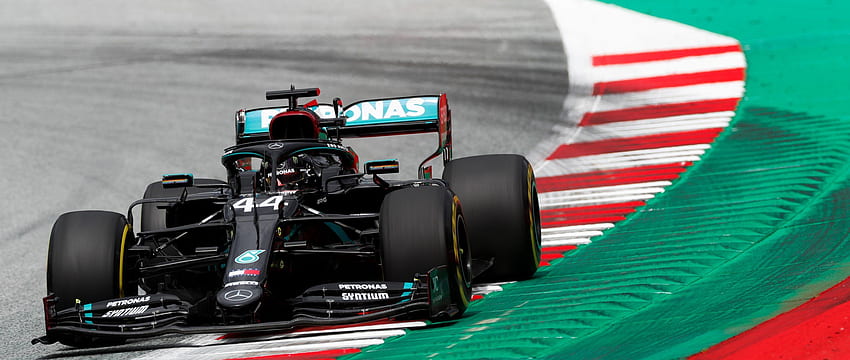 Lewis i Valtteri kończą pierwszy dzień na szczycie grafiku, Mercedes F1 2020 Tapeta HD