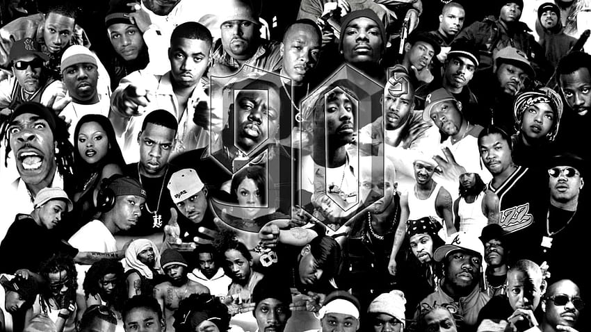 Luxus-Gangster-Hip-Hop der alten Schule - Zitate über das Leben, Hip-Hop der 90er Jahre HD-Hintergrundbild