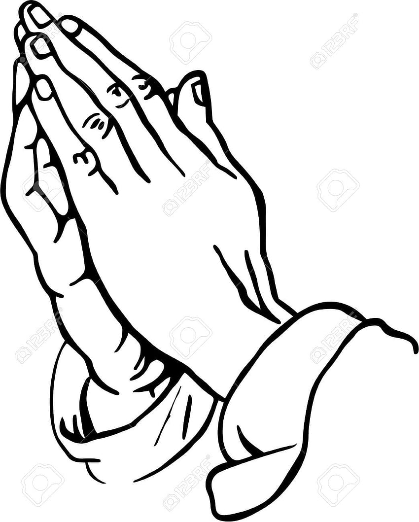 Clipart de mains en prière. Mains en prière clipart, tatouage mains en prière, clipart main, mains bénissantes Fond d'écran de téléphone HD