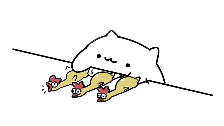 kucing bongo yang lucu (dan mengganggu)? ide ide. kucing, bongo, mewah kucing, Bongo Cat Meme Wallpaper HD