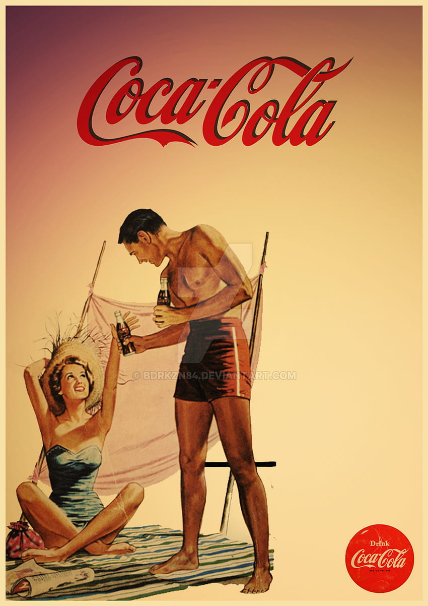 Coca Cola Vintage Poster - Hairy Pusssy Movies, Vintage Coca- Cola HD phone wallpaper