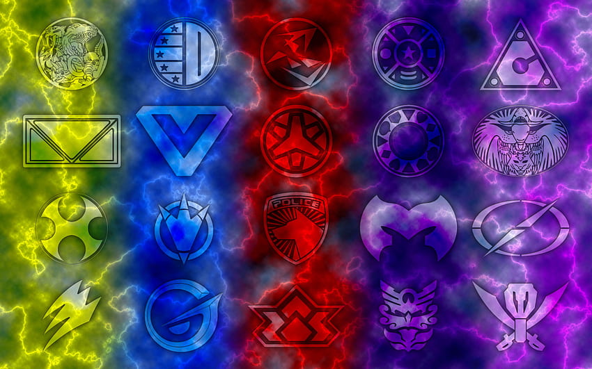 Power Rangers Megaforce Logo HD wallpaper