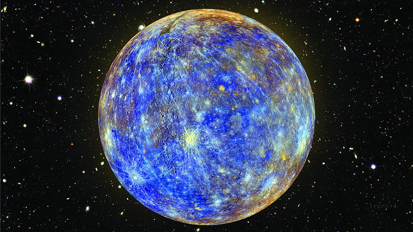 : px, blue, Hubble Deep Field, Mercury, NASA Mercury HD wallpaper