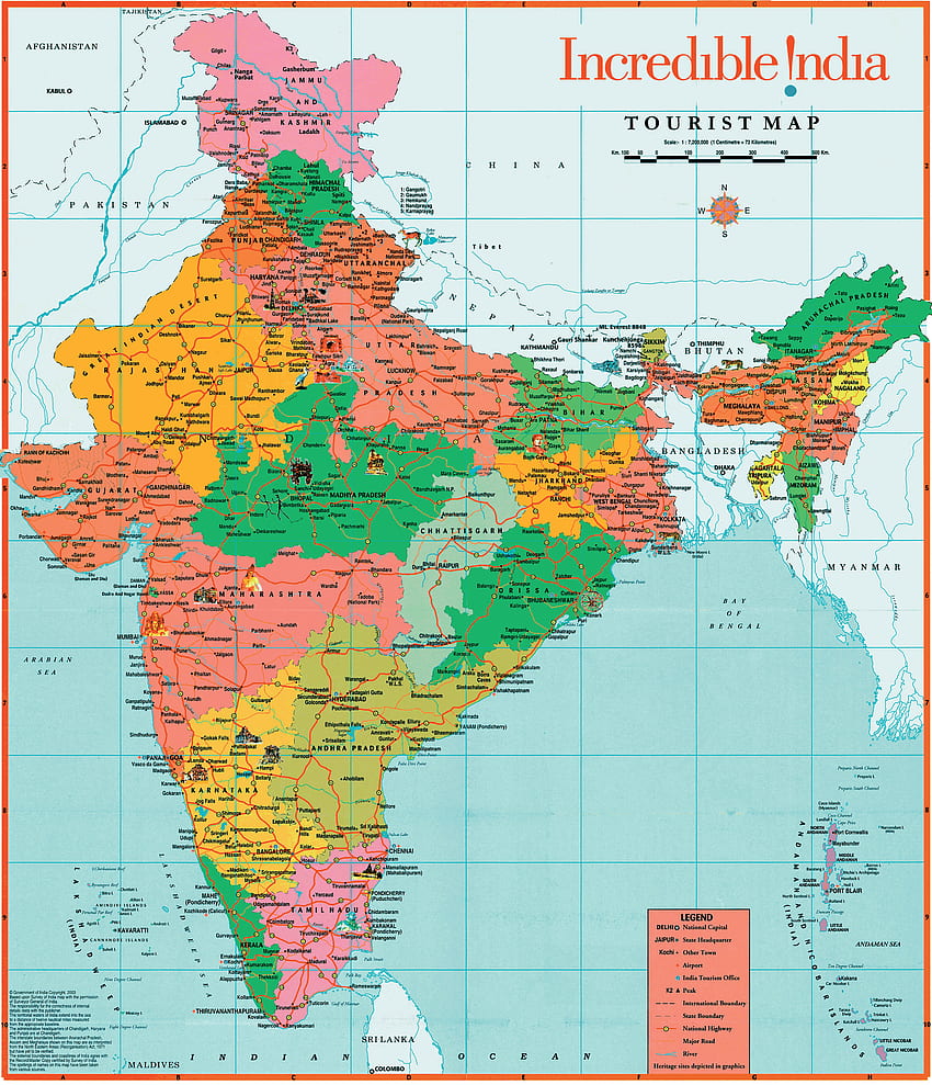 Systematic Indian Map HD phone wallpaper