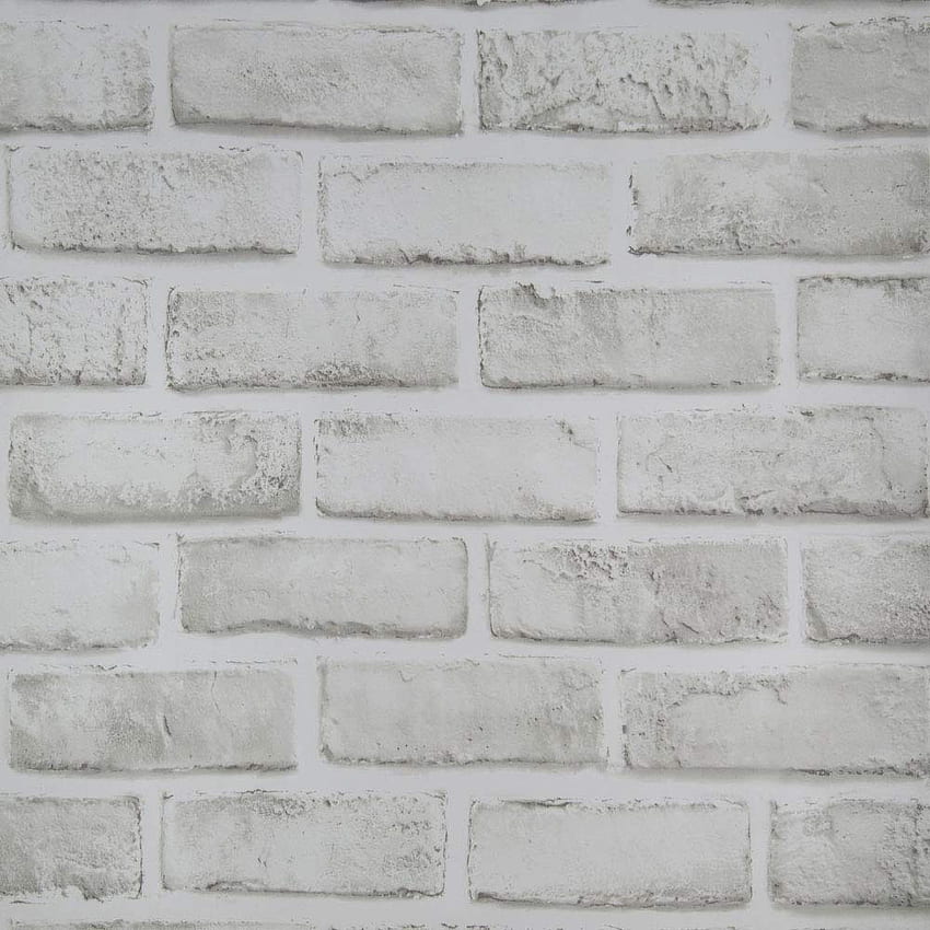 White Grey Brick Self Adhesive Peel and Stick 17.71In X 118 in Removable Easy to Clean Festival Events- Buy Online in Cayman Islands at. ProductId : 212042363 HD phone wallpaper