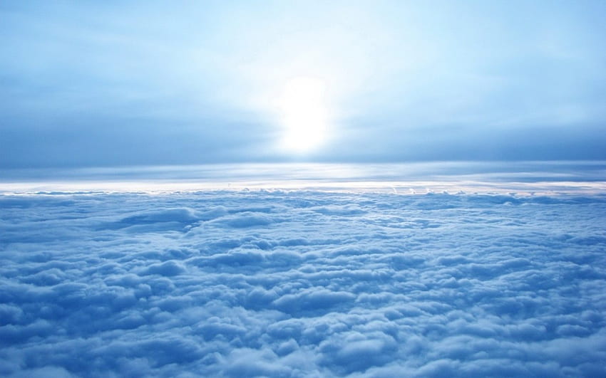 ponad chmurami, chmurami, niebem Tapeta HD