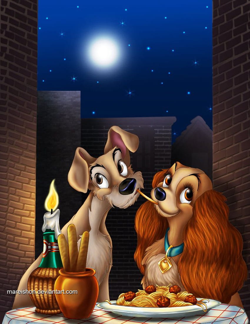 lady and the tramp - Lady and Tramp Fan Art HD phone wallpaper