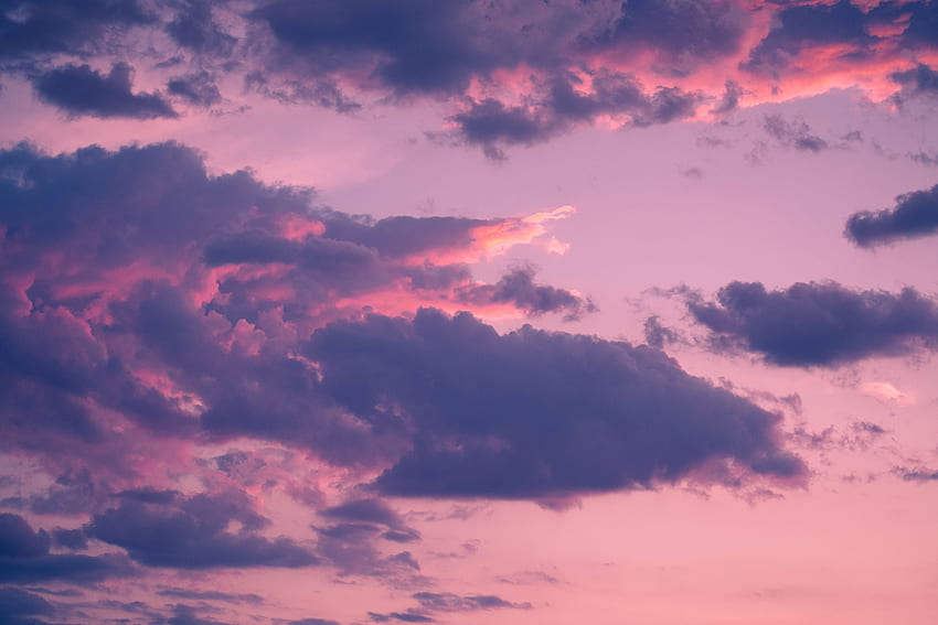 自然, 日没, 空, 雲, 多孔性 高画質の壁紙