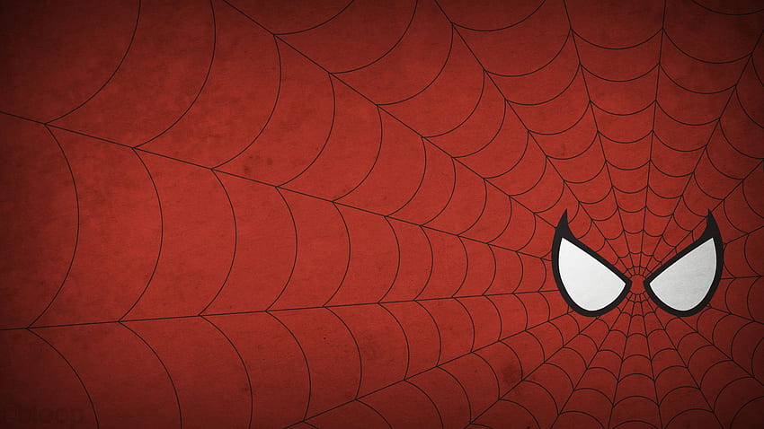 Spiderman. Minimal - Comics. Spiderman, Spider-Man Web HD wallpaper