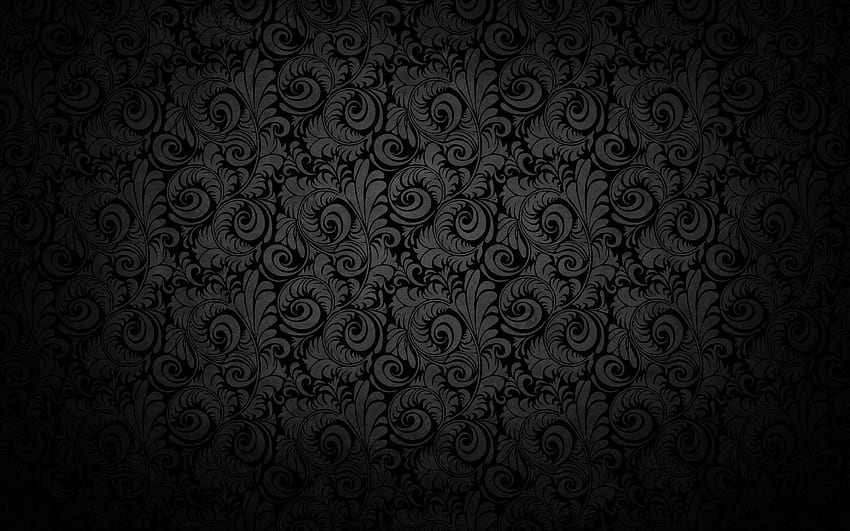 Dunkles Paisley - , Dunkler Paisley-Hintergrund auf Fledermaus, Schwarz-Weiß-Paisley HD-Hintergrundbild